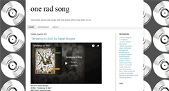 Desktop Screenshot of oneradsong.com