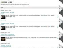 Tablet Screenshot of oneradsong.com